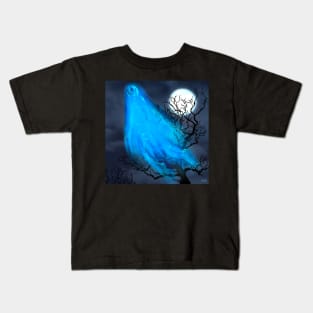 BLUE GHOST Kids T-Shirt